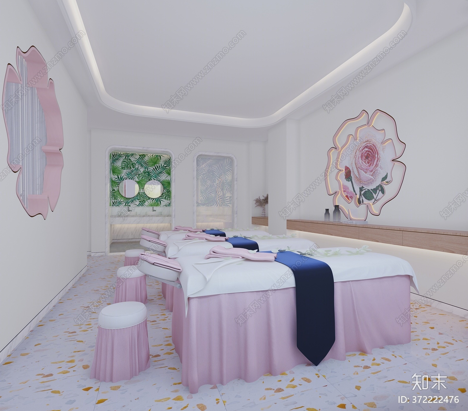 现代美容店3D模型下载【ID:372222476】