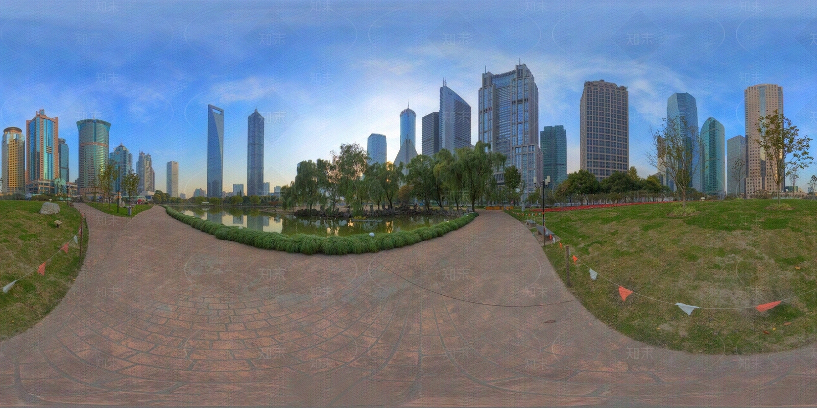 HDR城市外景贴图下载【ID:672230503】