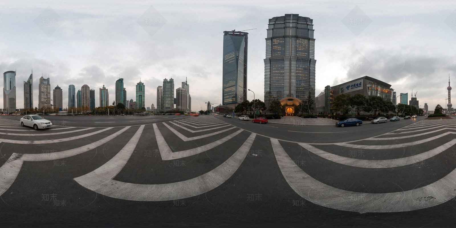 HDR城市外景贴图下载【ID:672230514】