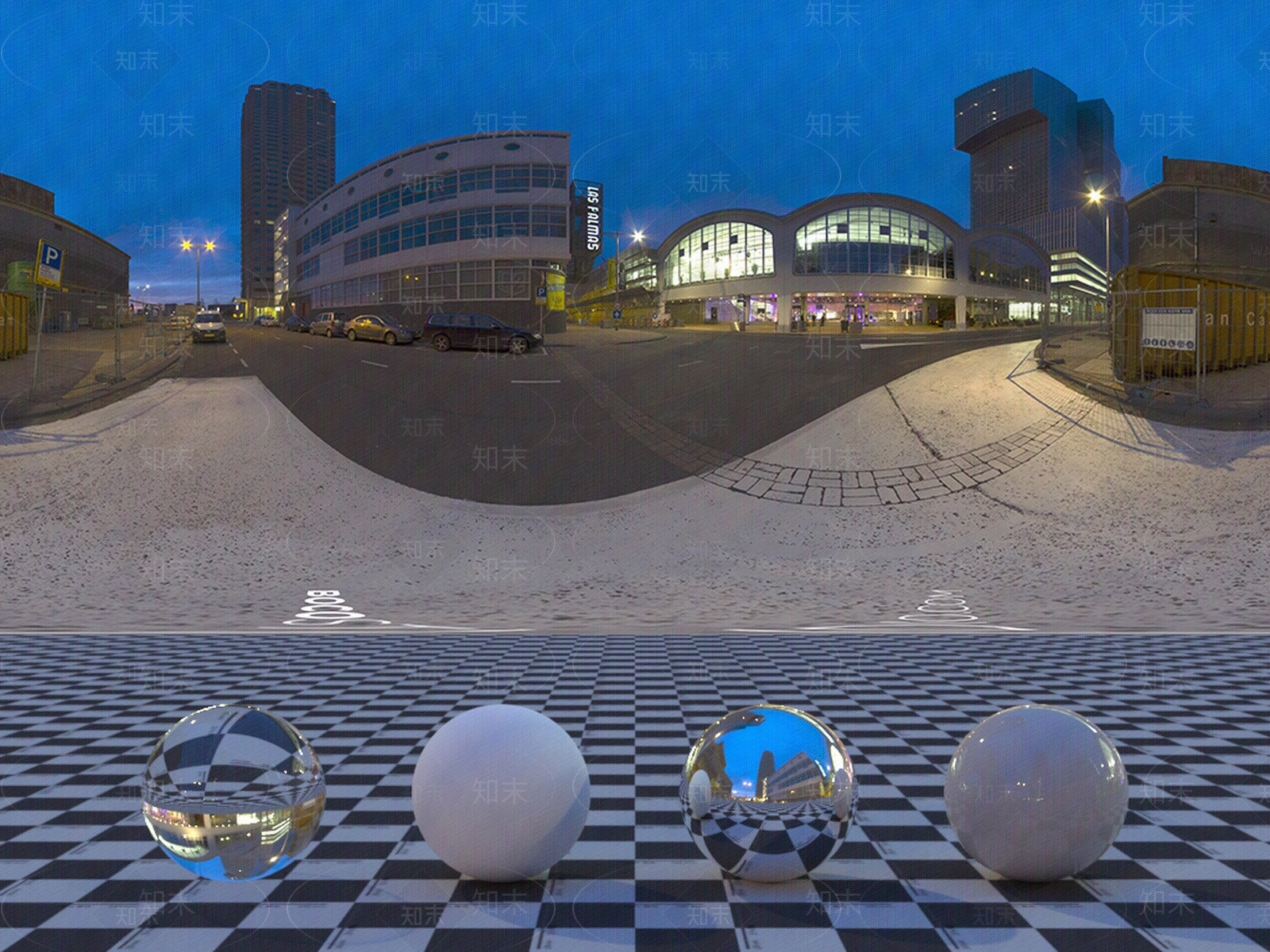 HDR城市室外建筑贴图下载【ID:672253734】