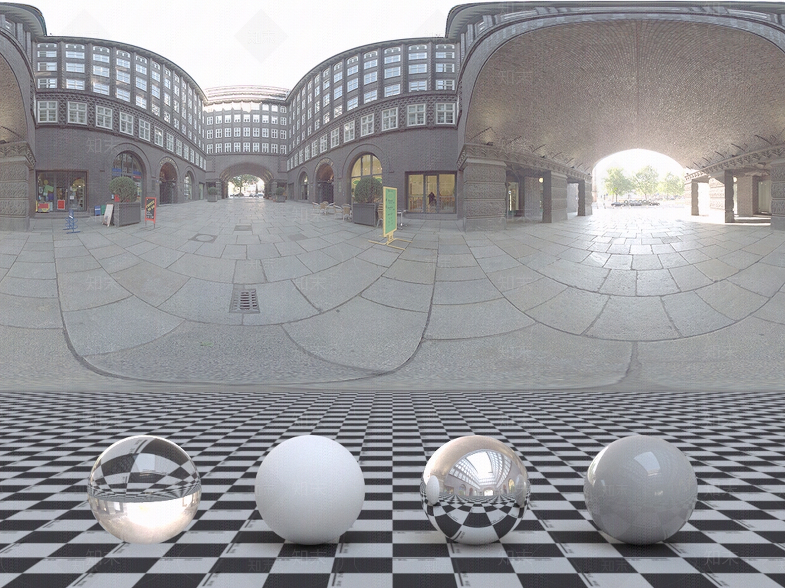 HDR城市室外建筑贴图下载【ID:672253750】