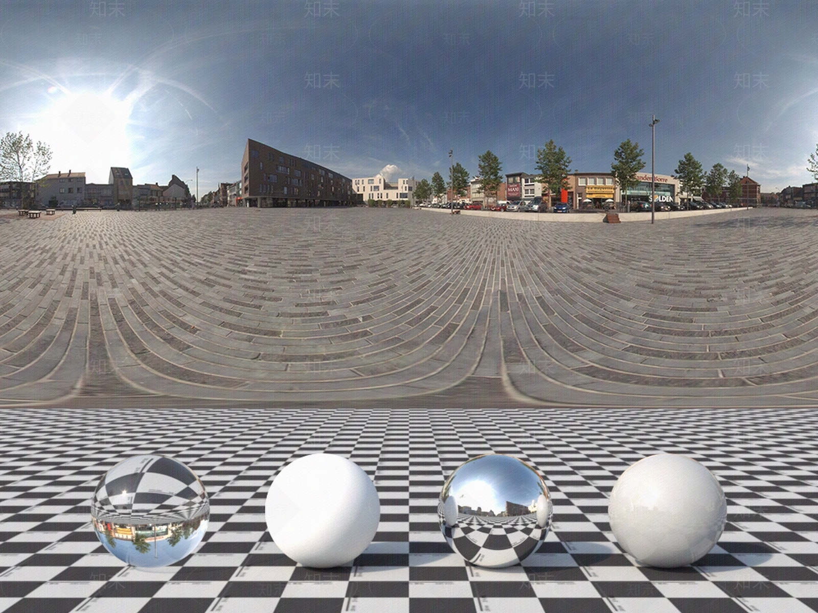 HDR城市室外建筑贴图下载【ID:672253797】