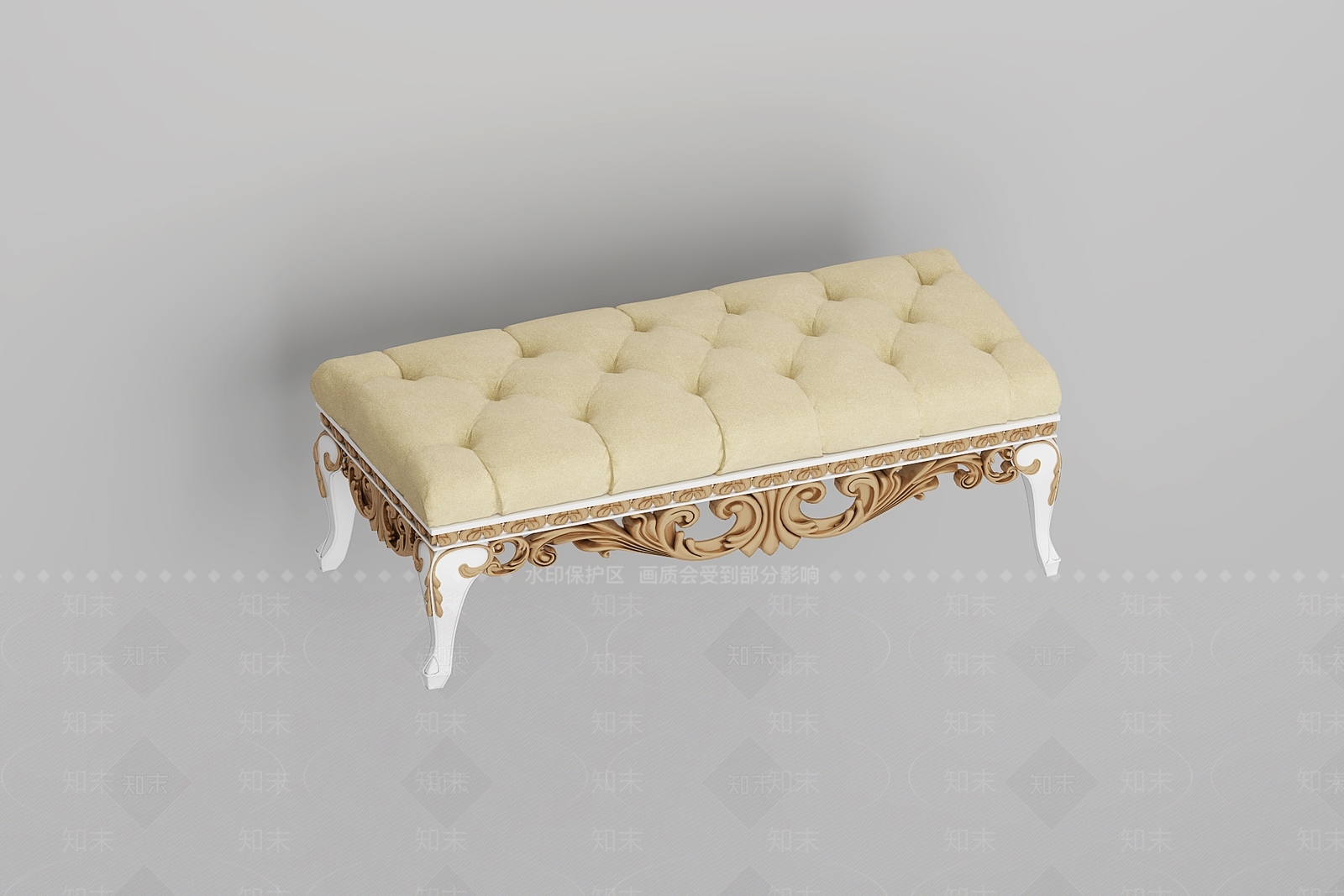 欧式脚踏3D模型下载【ID:472283608】