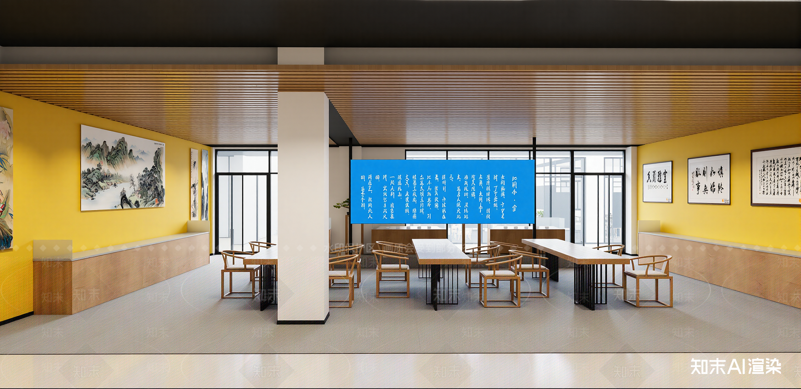 现代其他文化空间SU模型下载【ID:1216079347】