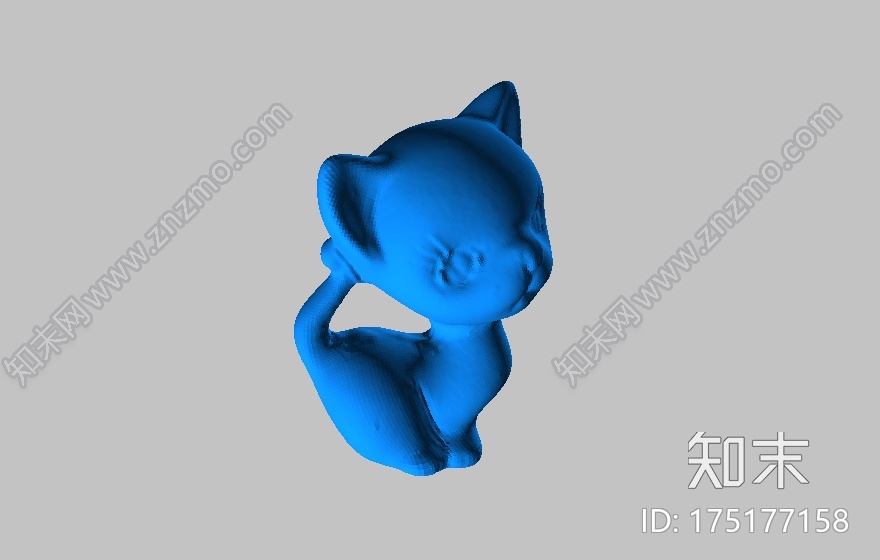 小猫咪3d打印模型下载【ID:175177158】