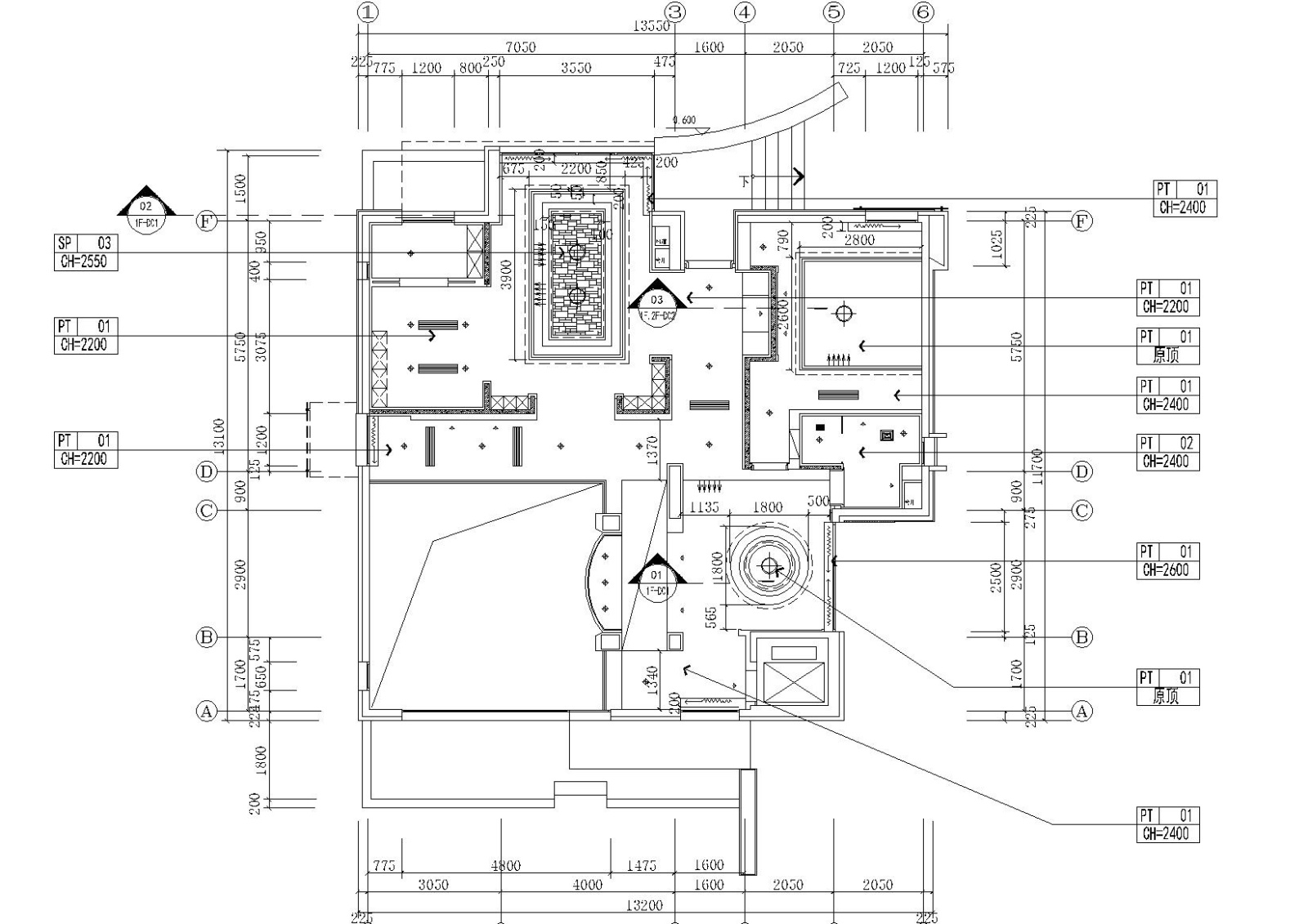 [北京]-天竺澳景园别墅C户型全套施工图cad施工图下载【ID:160501173】