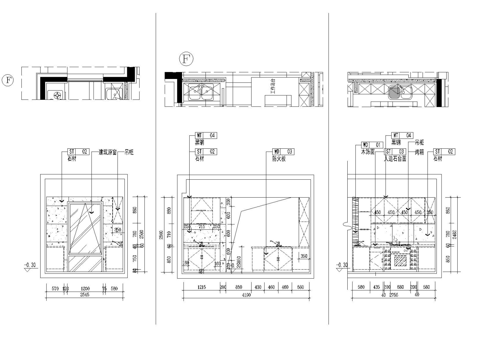 [北京]-天竺澳景园别墅C户型全套施工图cad施工图下载【ID:160501173】