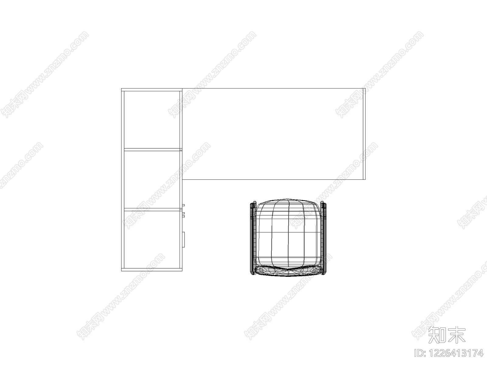 现代沙发CAD图纸