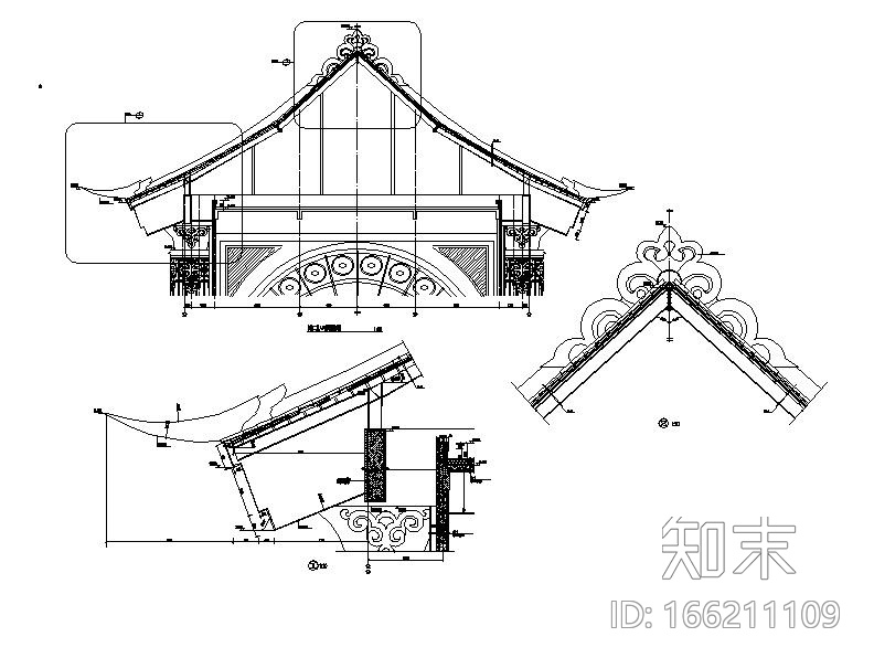 [内蒙古]四层新古典风格多功能文化中心建筑施工图（1...cad施工图下载【ID:166211109】