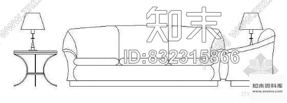 图块/节点沙发立面CAD图块5cad施工图下载【ID:832315866】