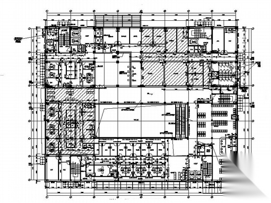 [江苏]10层现代风格省级人民医院建筑设计施工图（知名设...cad施工图下载【ID:165609193】