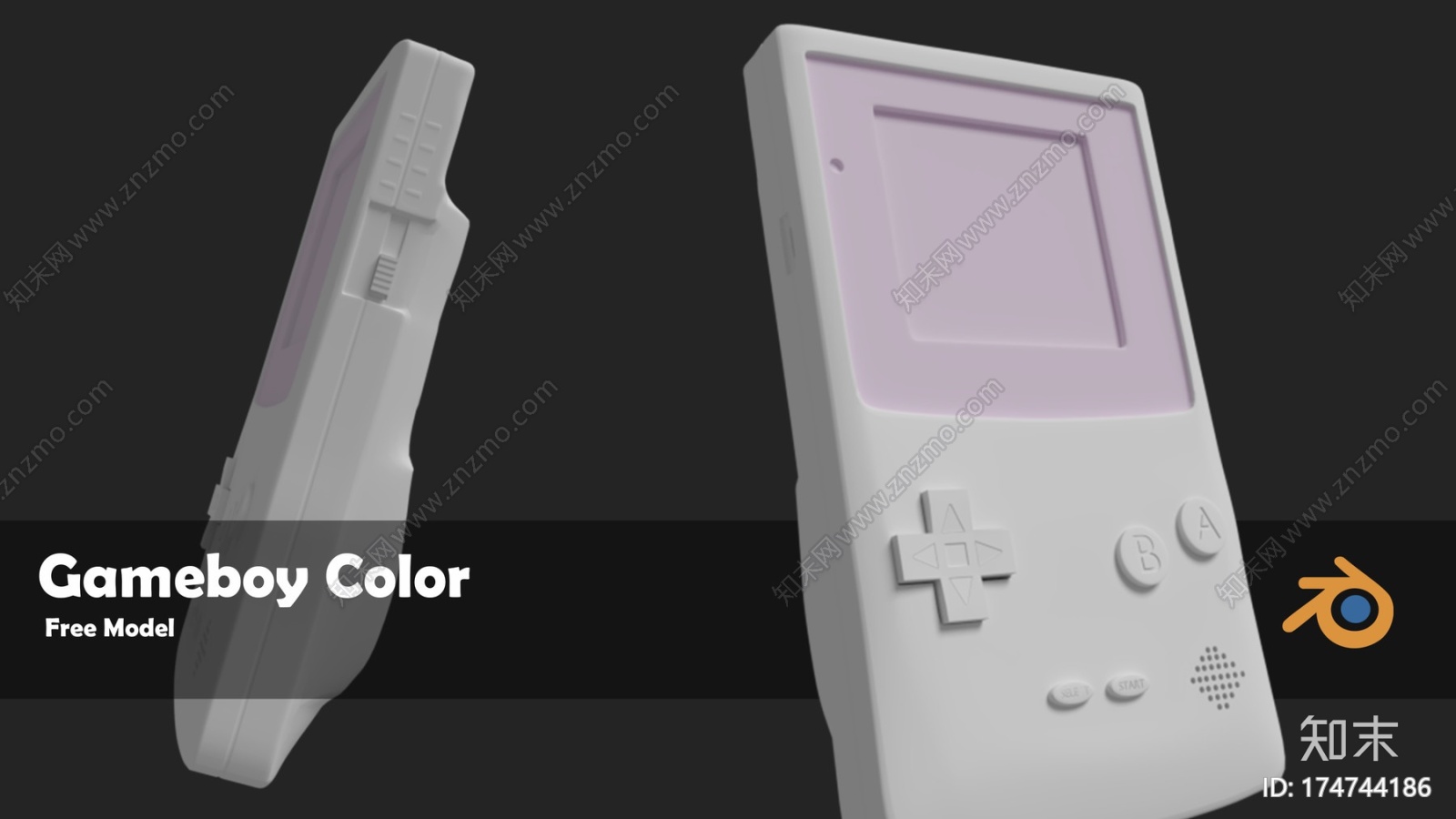 Gameboy颜色CG模型下载【ID:174744186】