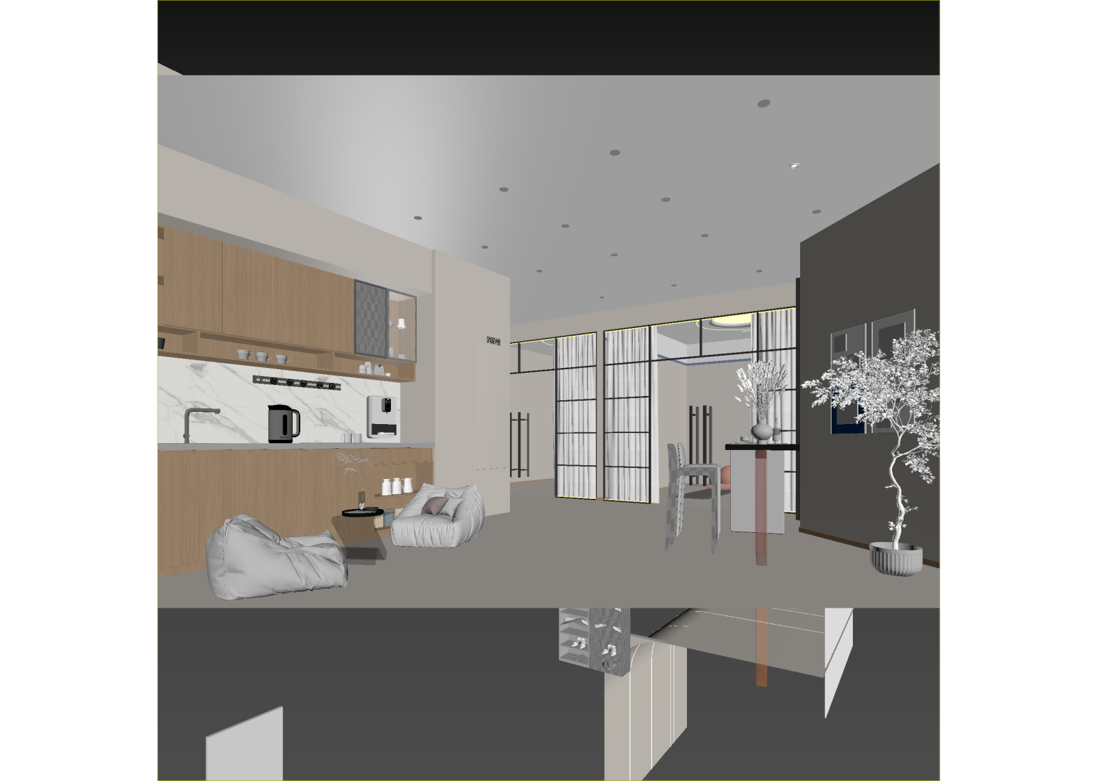 现代其他办公空间3D模型下载【ID:1214619173】