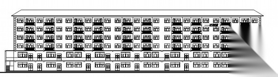 某六层商住楼建筑结构设计图cad施工图下载【ID:149843139】