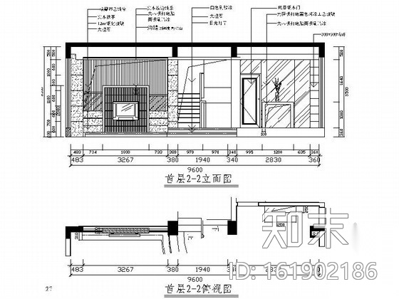 现代时尚温馨三层别墅施工图（含效果）施工图下载【ID:161902186】