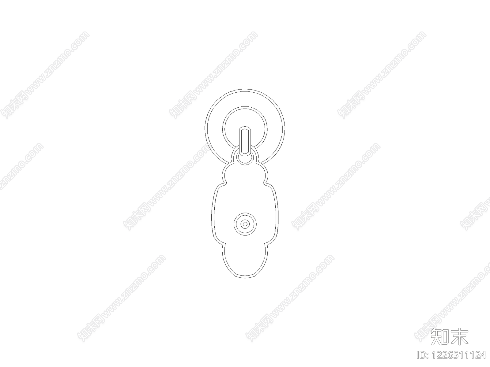 五金管件cad施工图下载【ID:1226511124】