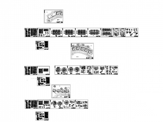 某花园酒店三套别墅建筑施工图(含建筑节能设计总说明及...cad施工图下载【ID:165736164】