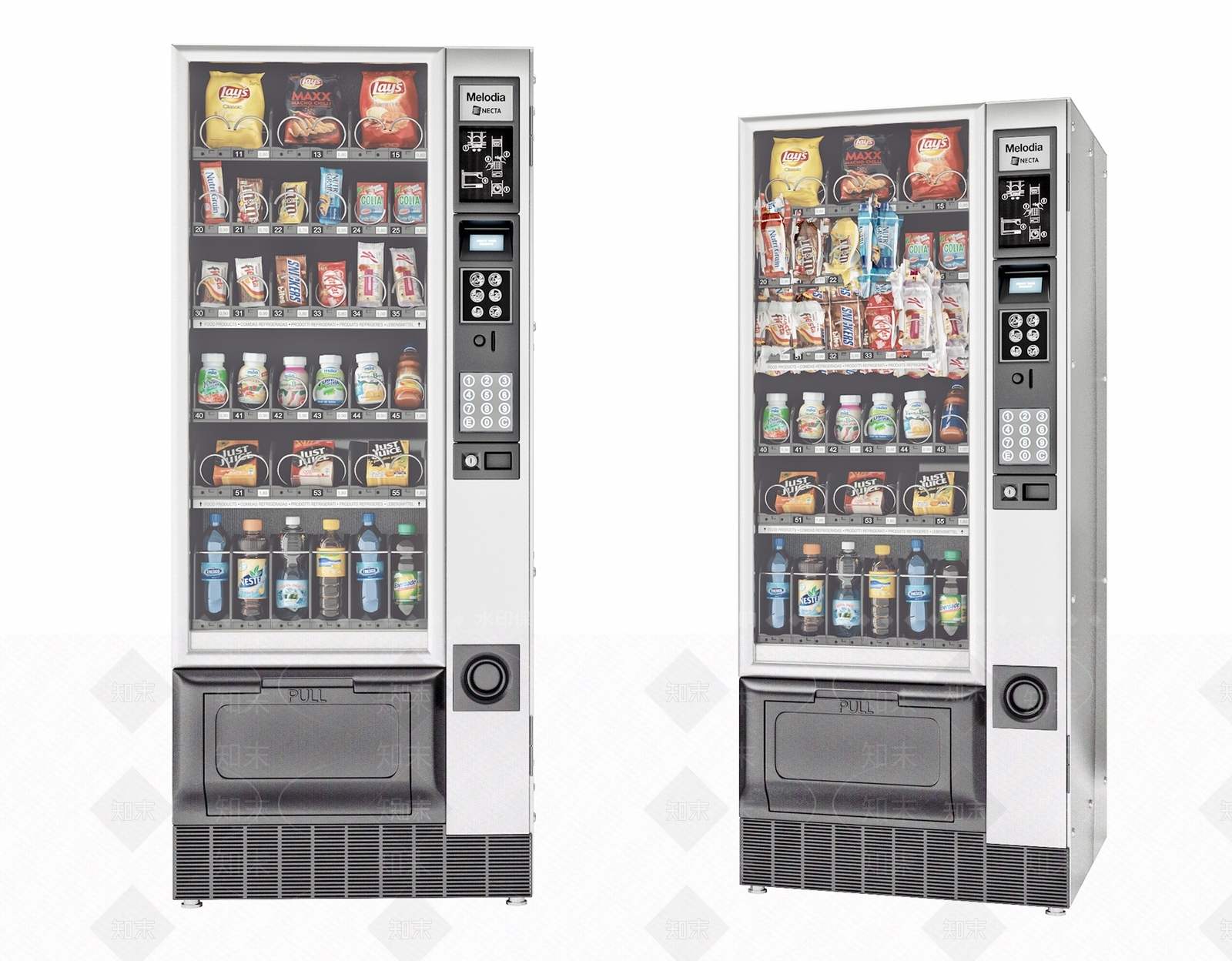 现代自动售货机3D模型下载【ID:172324839】