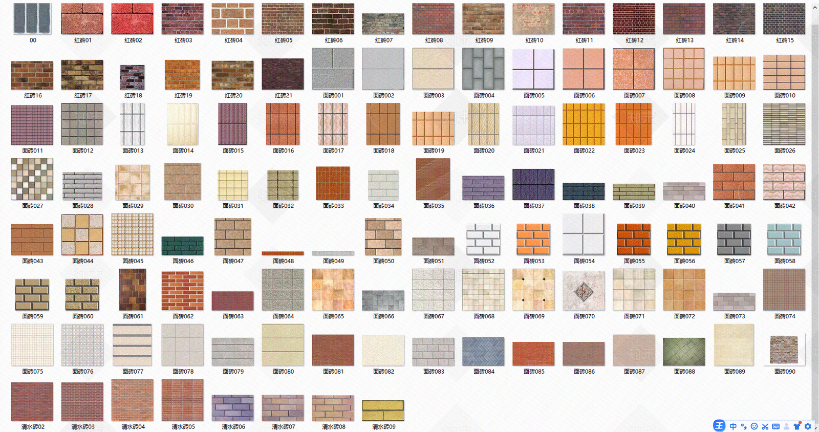 墙体面砖贴图贴图下载【ID:772359918】