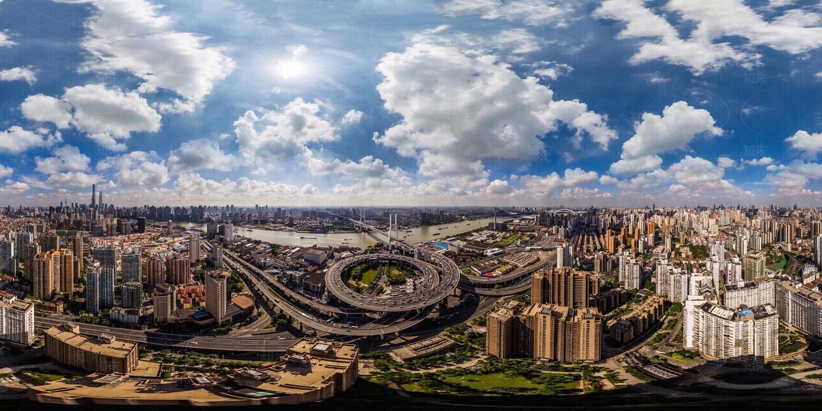 HDR城市外景贴图下载【ID:172388981】