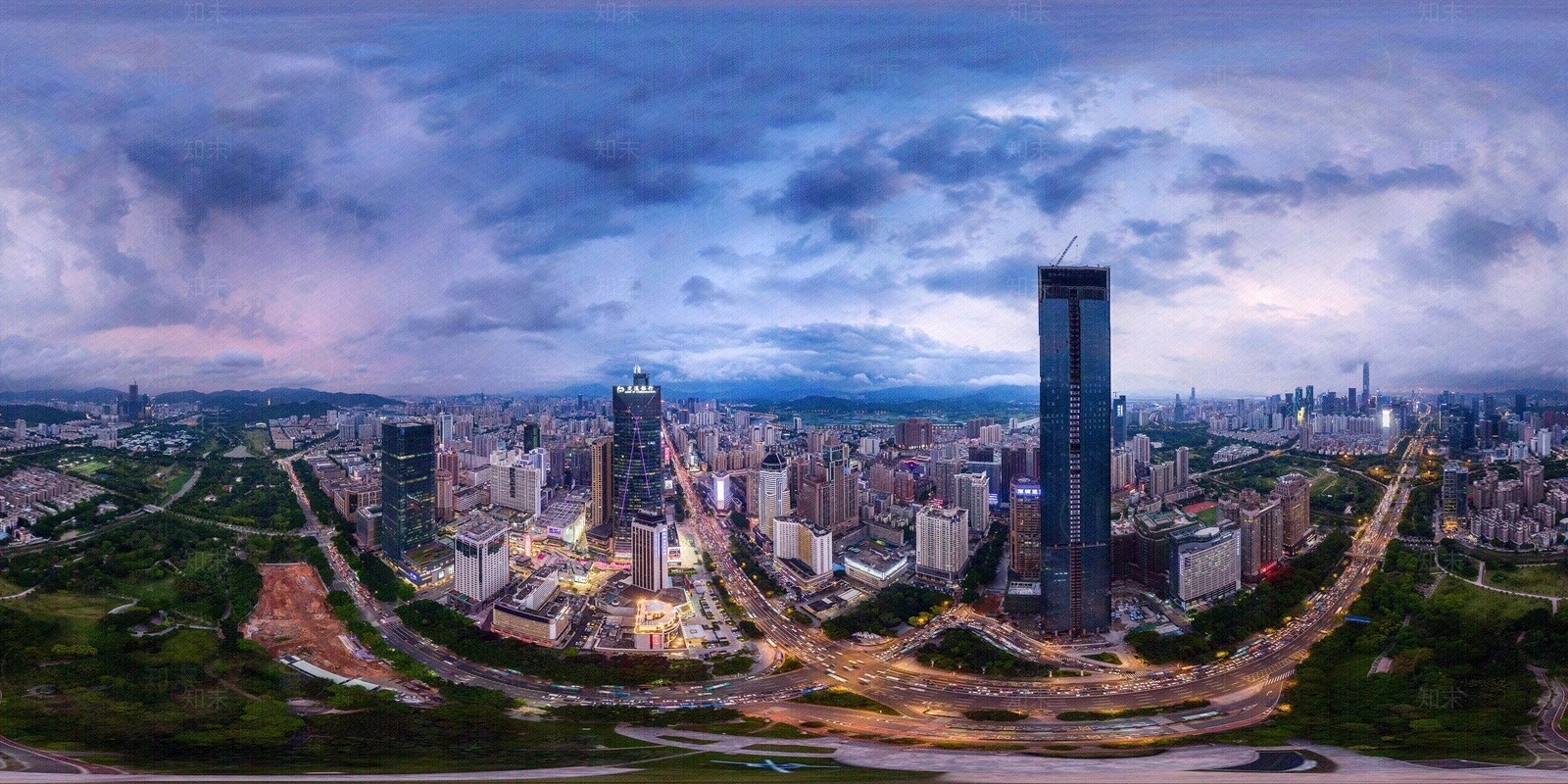 HDR城市外景贴图下载【ID:272388090】