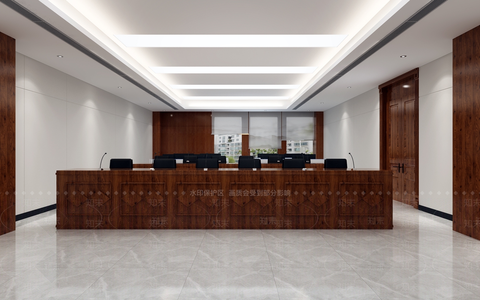 现代指挥部3D模型下载【ID:772404865】