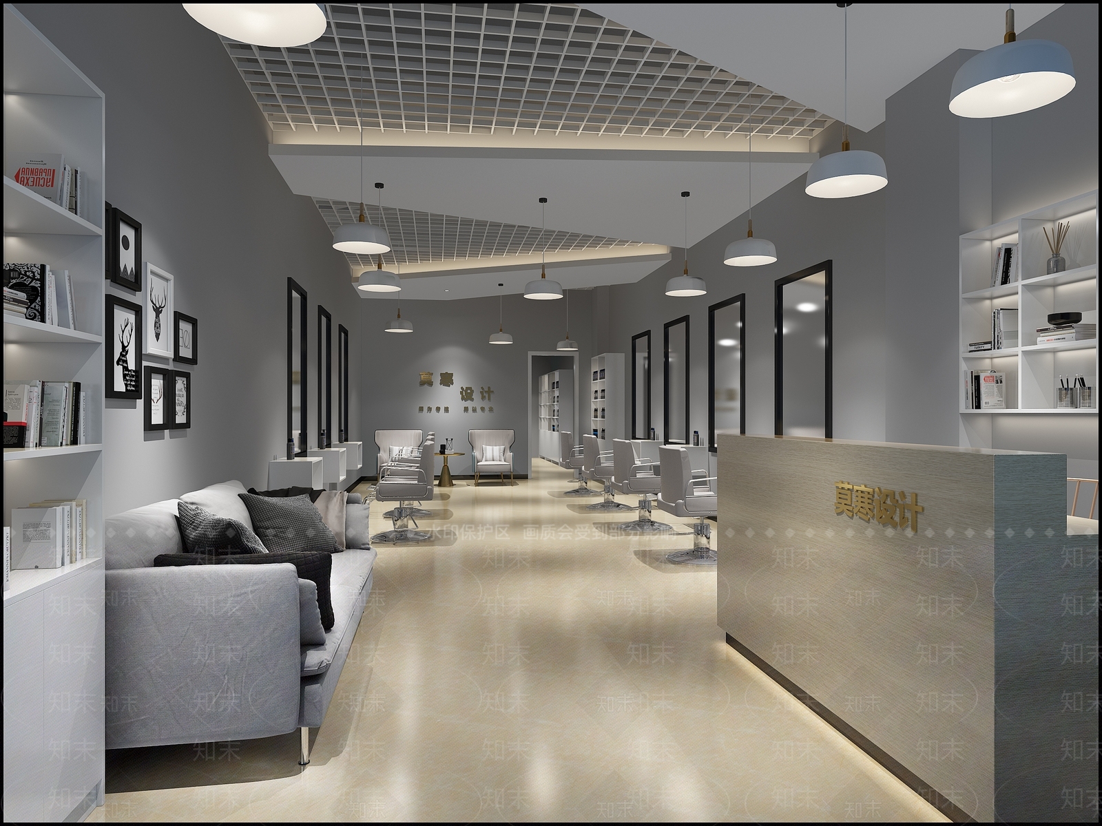 现代理发店3D模型下载【ID:372497463】