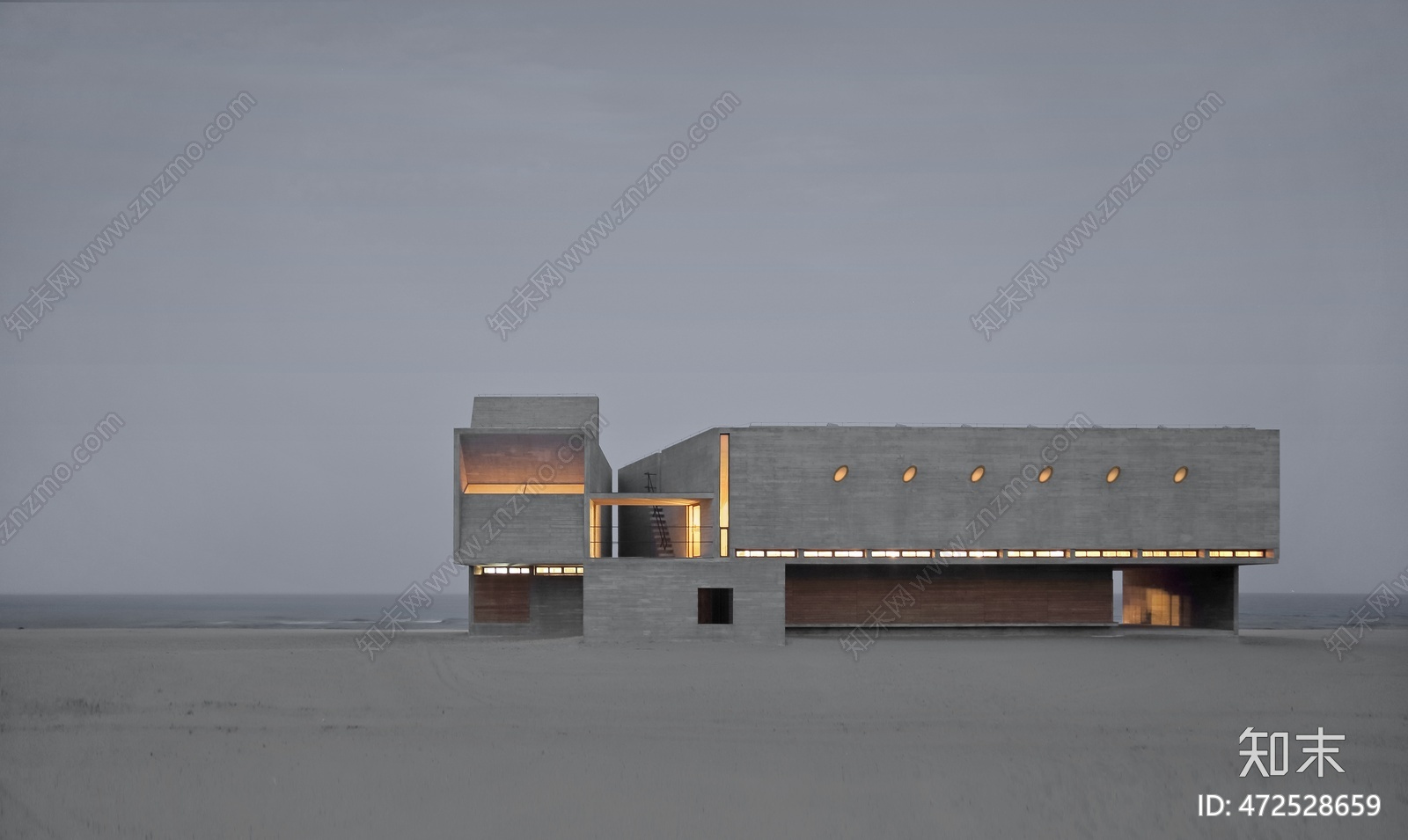 直向建筑cad施工图下载【ID:472528659】
