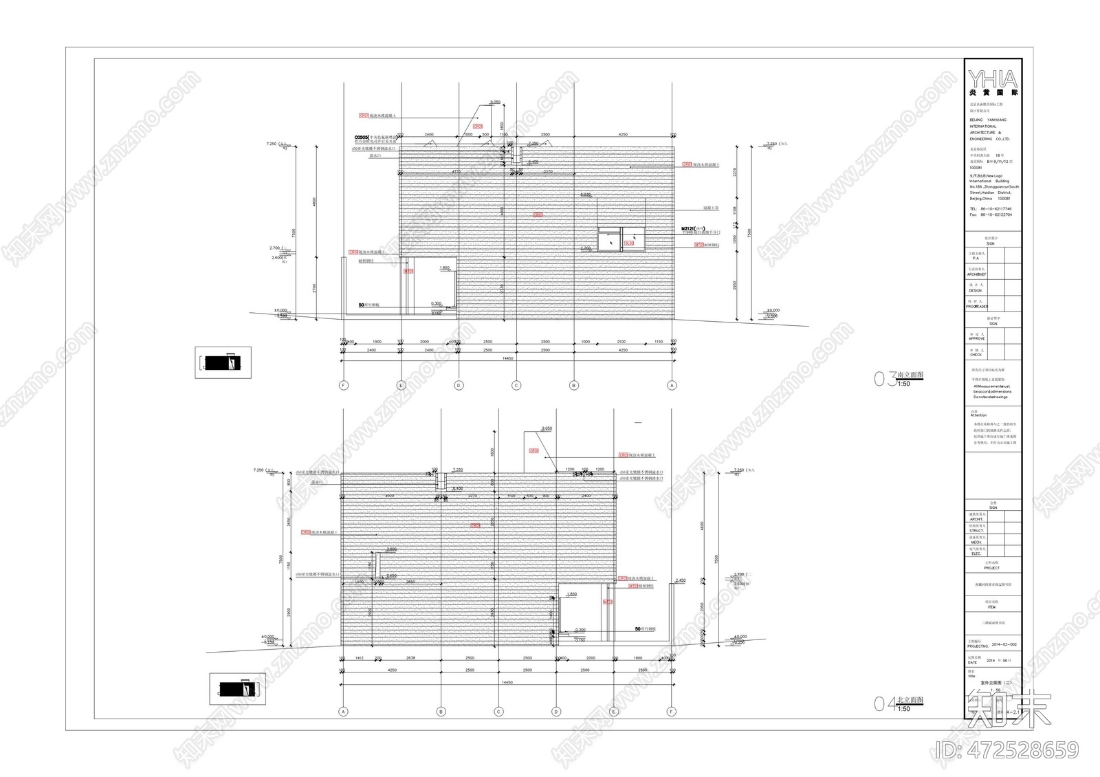 直向建筑cad施工图下载【ID:472528659】
