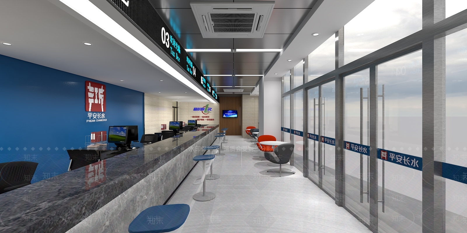 现代风格政府机构SU模型下载【ID:572556284】