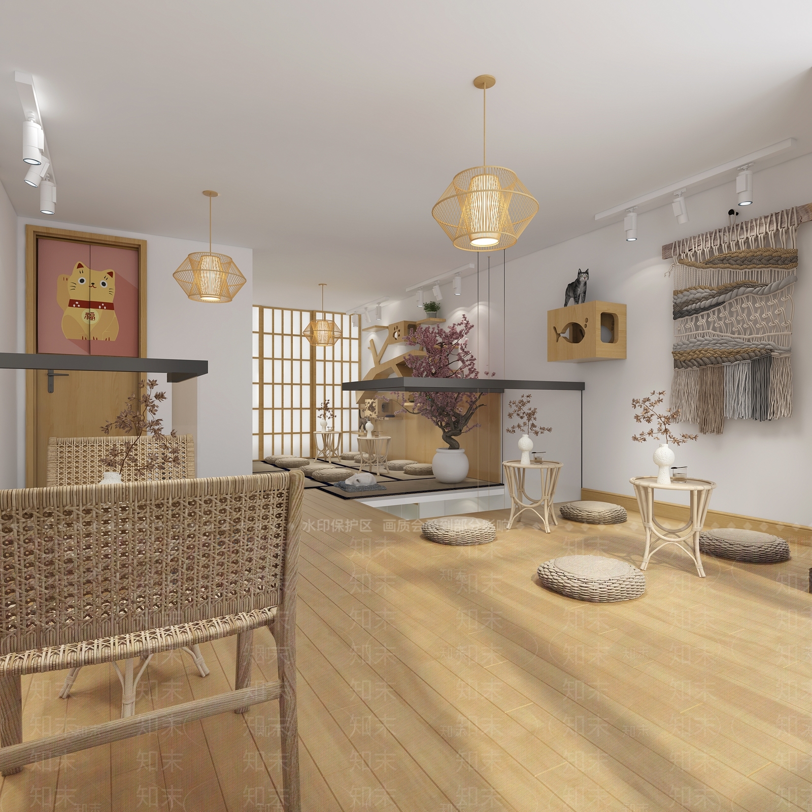 日式公寓3D模型下载【ID:872572381】