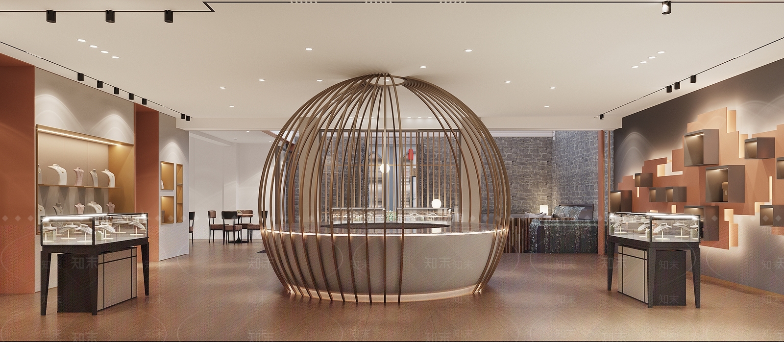 现代珠宝店3D模型下载【ID:372580453】
