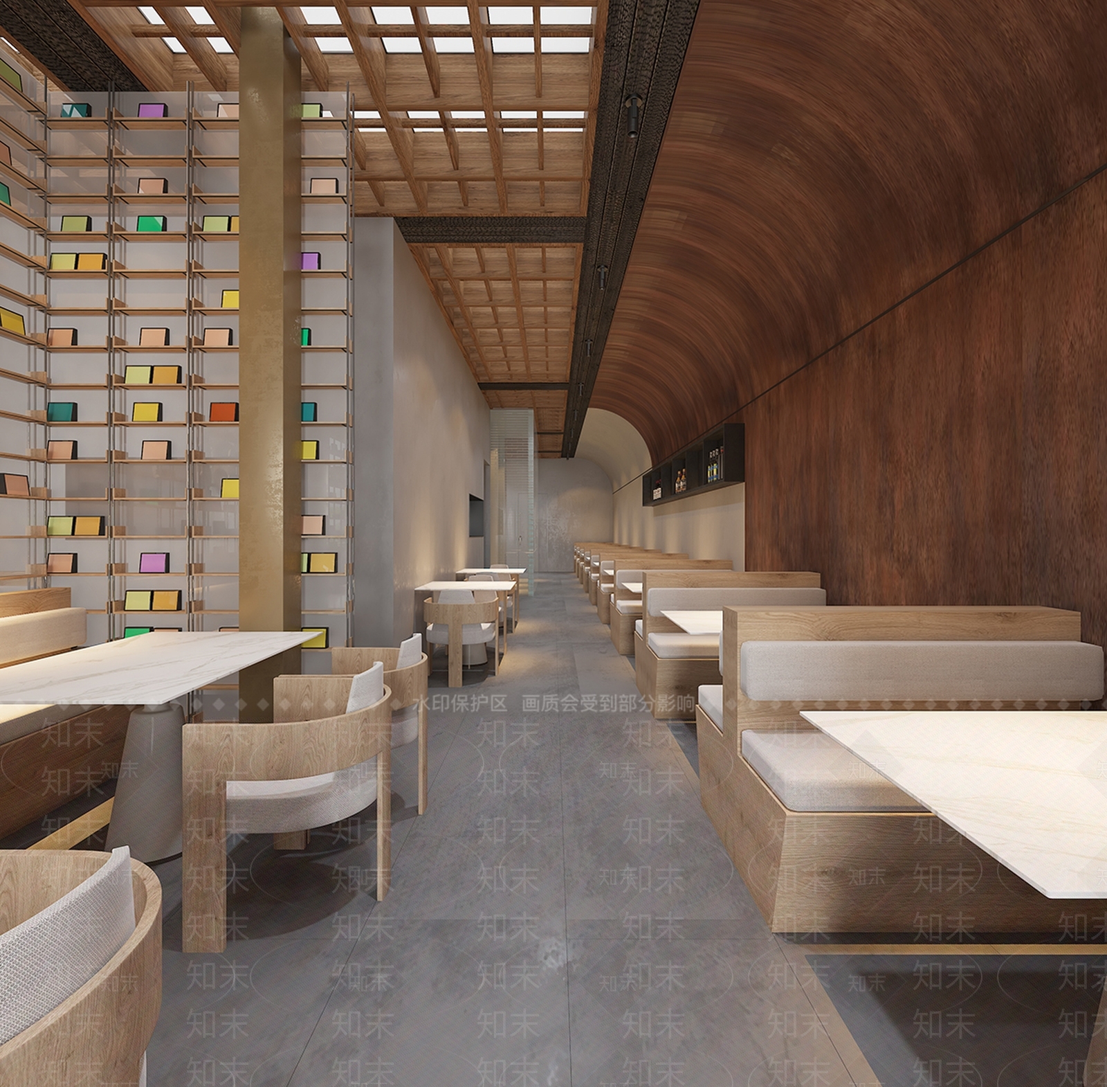 新中式餐厅3D模型下载【ID:372651460】