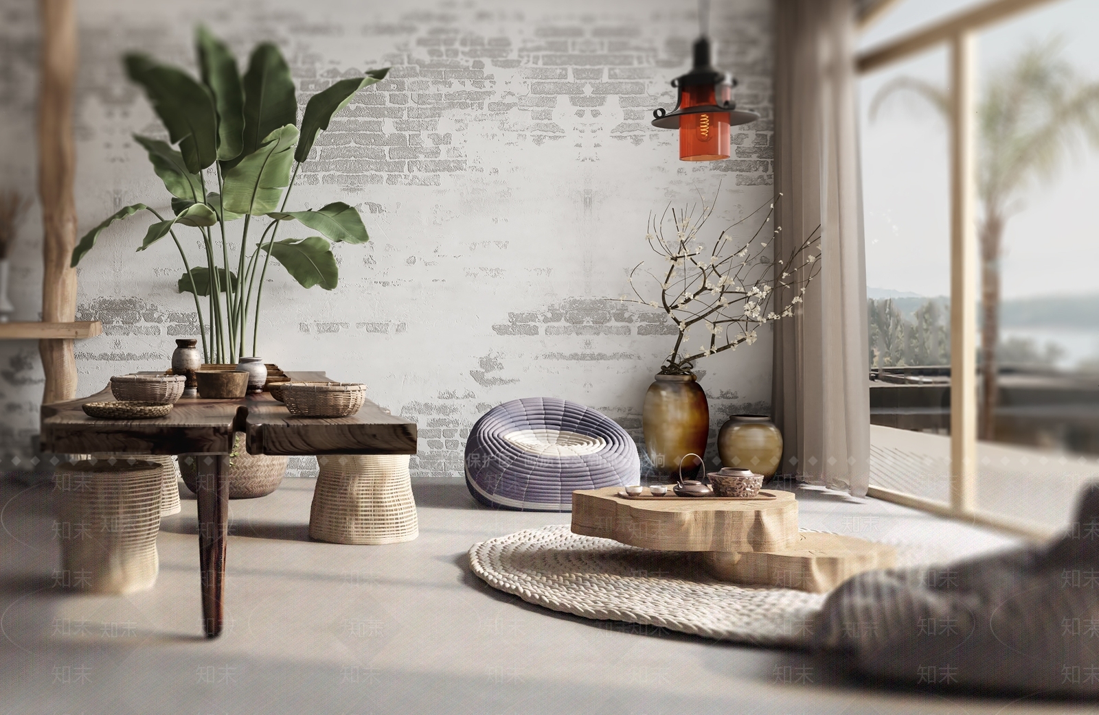 侘寂民宿3D模型下载【ID:972713649】