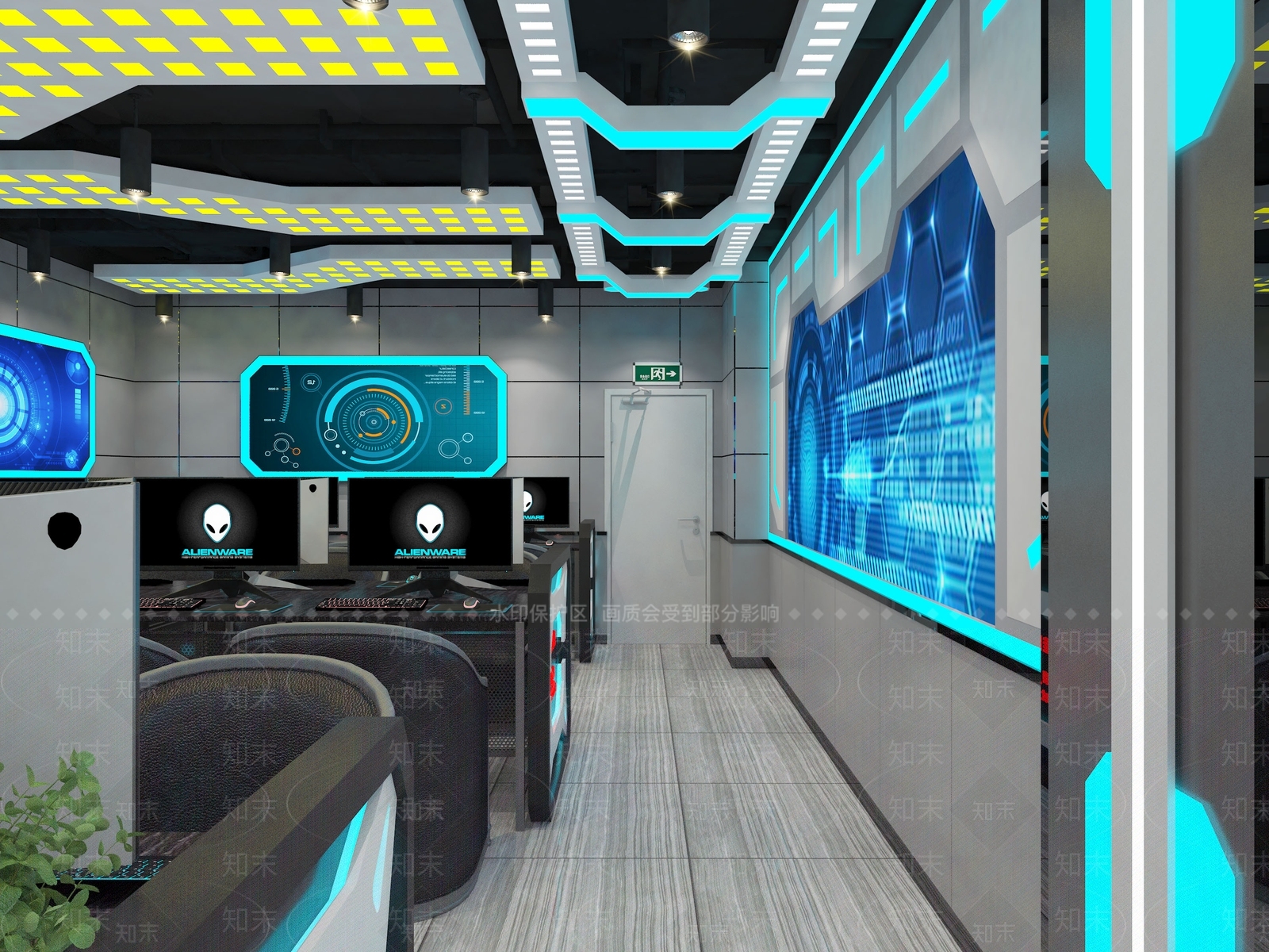 现代网咖3D模型下载【ID:972739201】