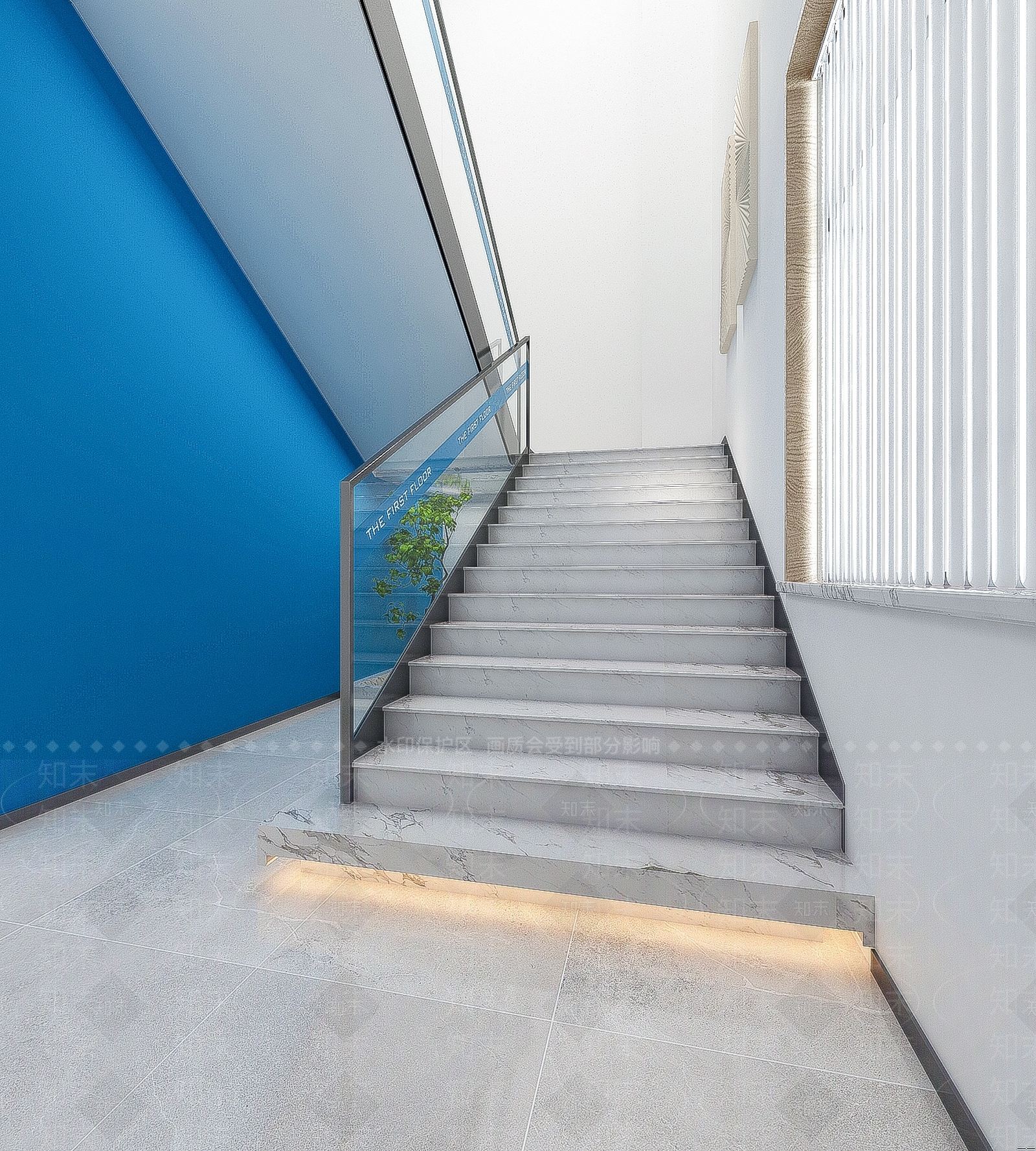 现代楼梯3D模型下载【ID:472739322】