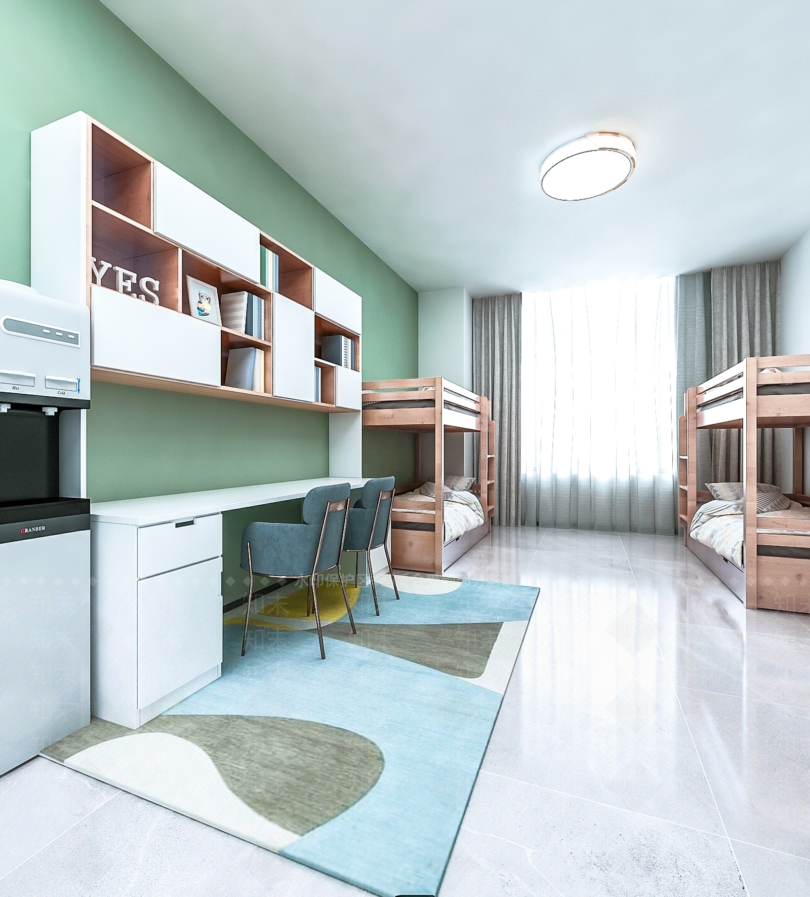 北欧宿舍3D模型下载【ID:872739144】
