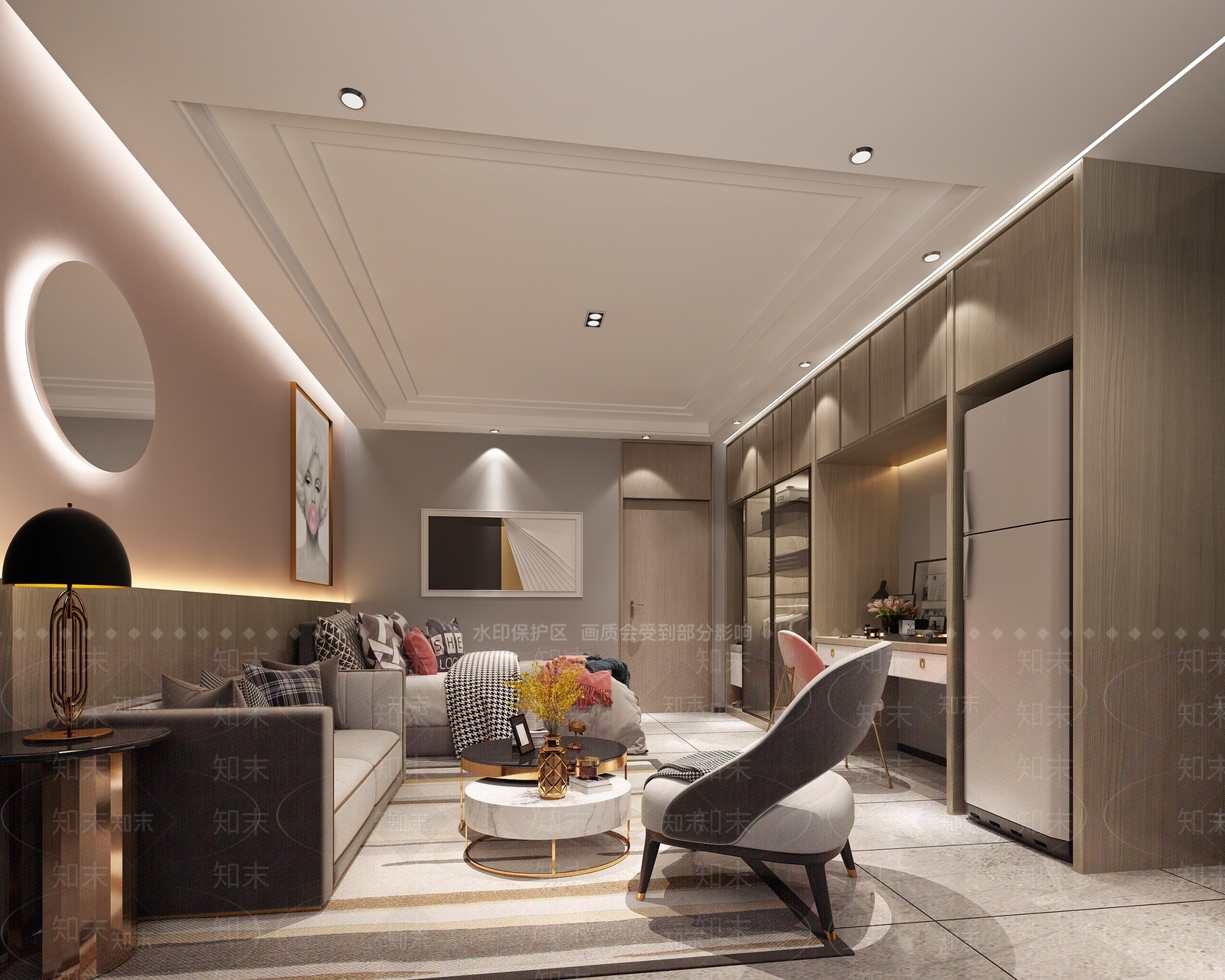 现代公寓3D模型下载【ID:472744880】
