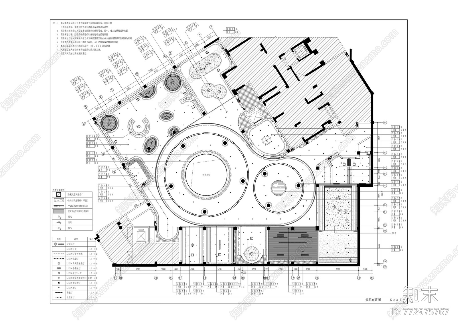 央著销售中心会所cad施工图下载【ID:772975767】