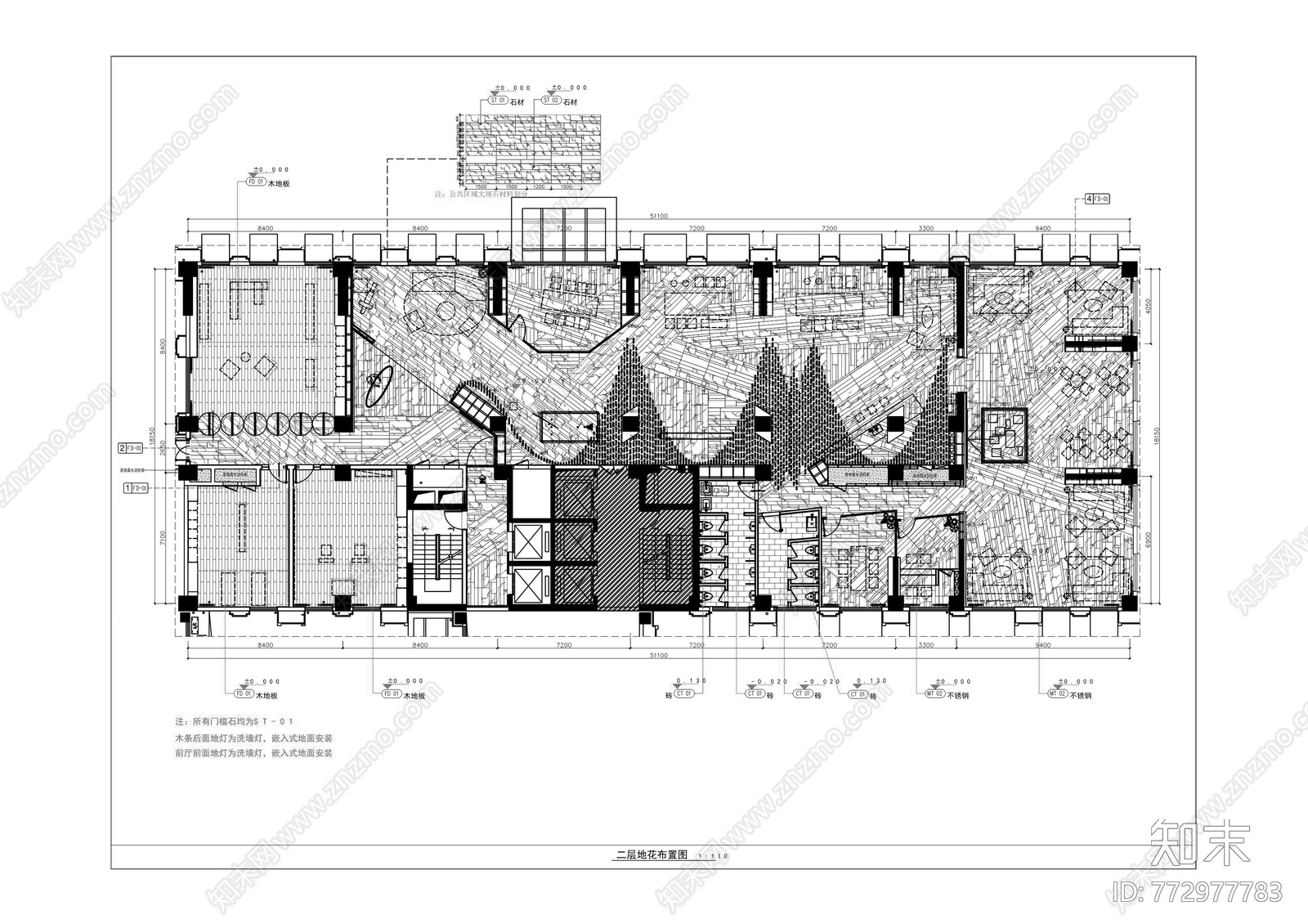宾果国际展示中心会所cad施工图下载【ID:772977783】