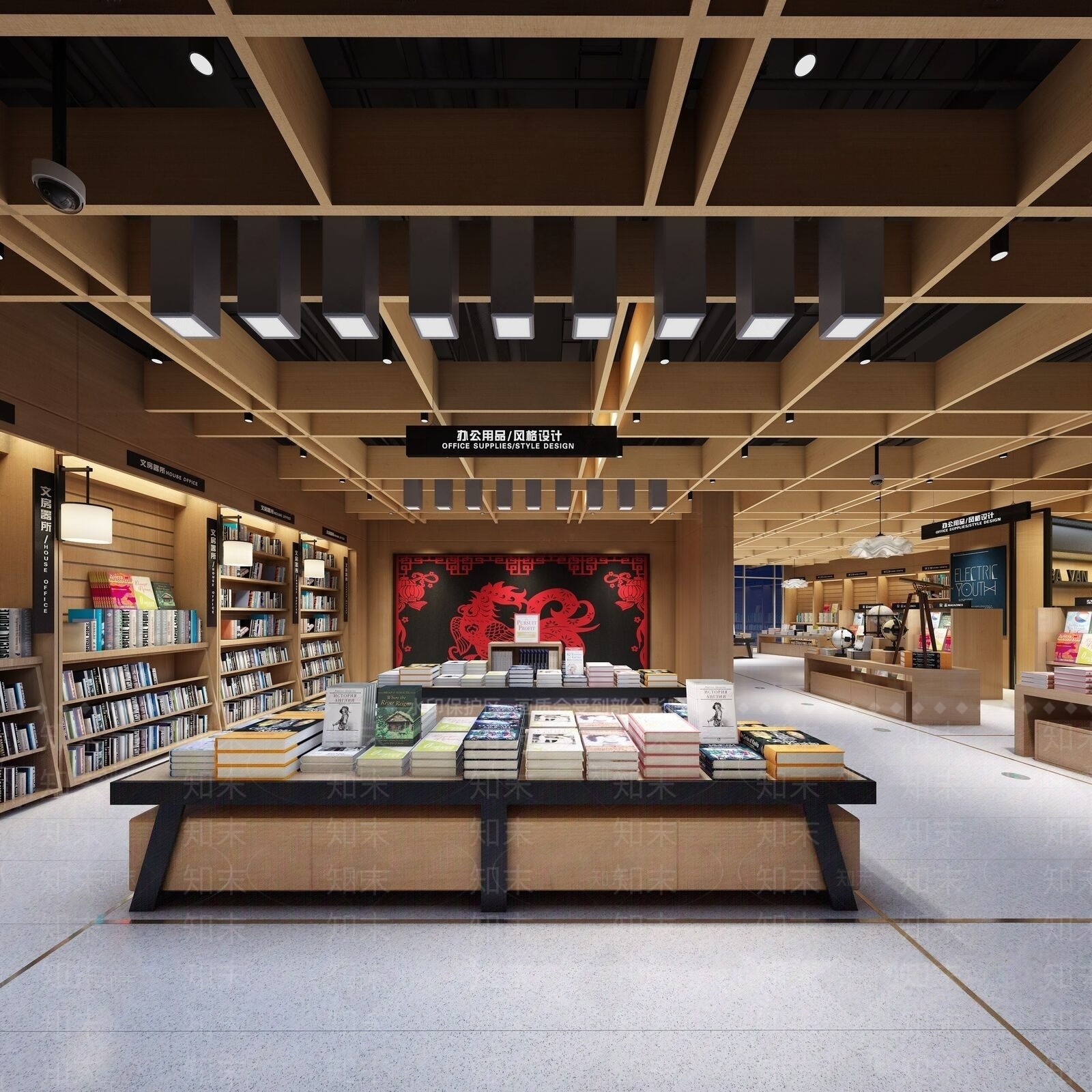 现代图书馆3D模型下载【ID:872986254】