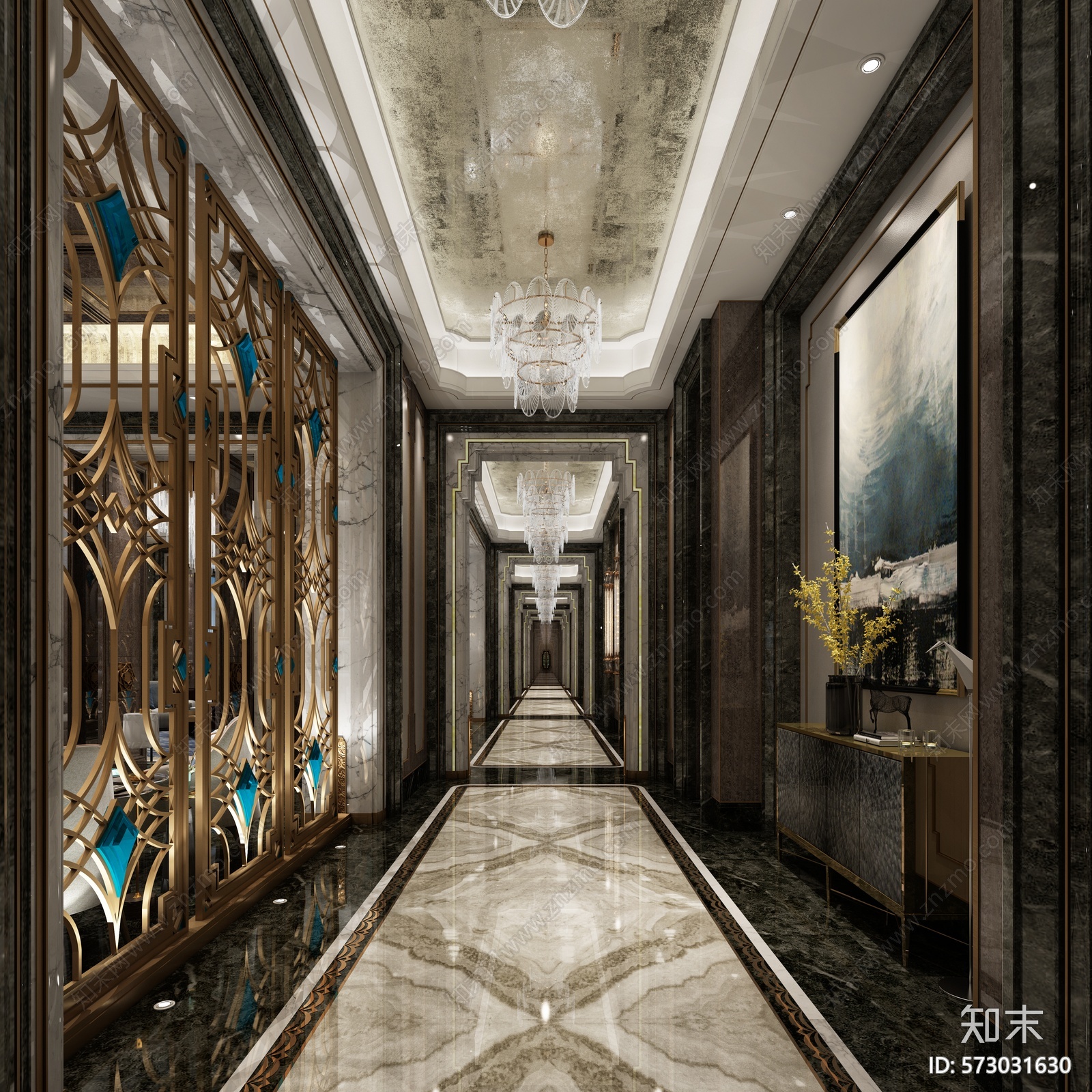 皇营东郡接待会所cad施工图下载【ID:573031630】