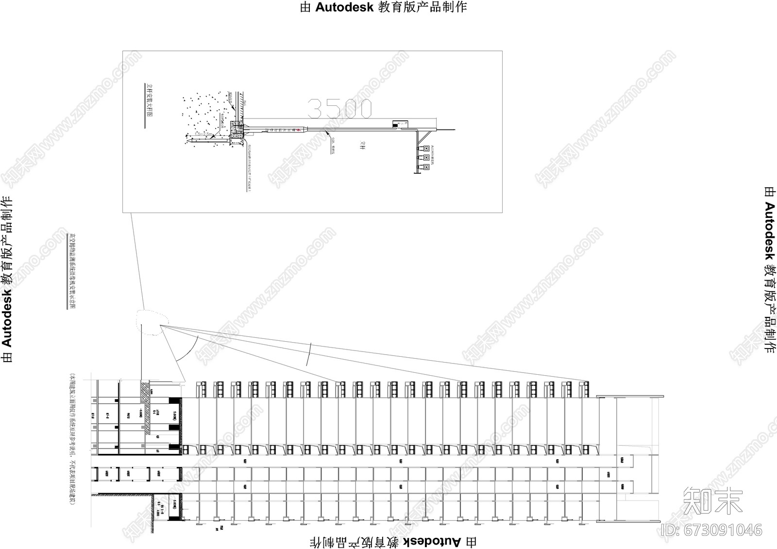 高空抛物监控系cad施工图下载【ID:673091046】