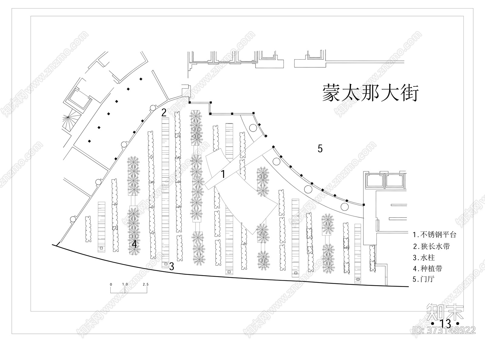 CAD公园景观布置景节点施工图下载【ID:373148922】