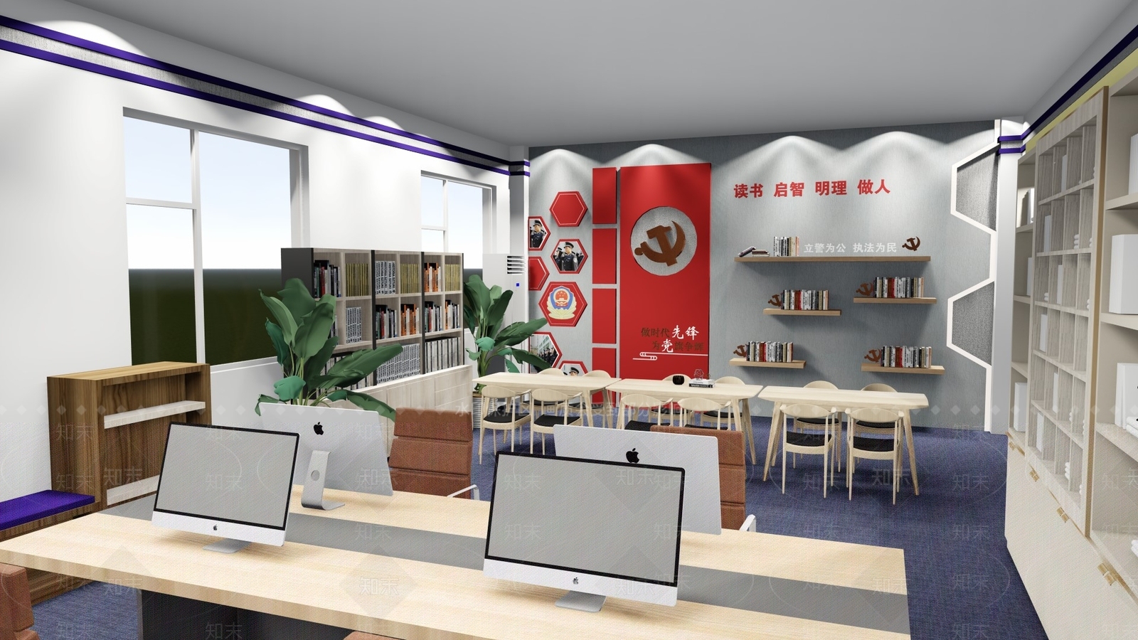 现代风格政府机构SU模型下载【ID:573319204】