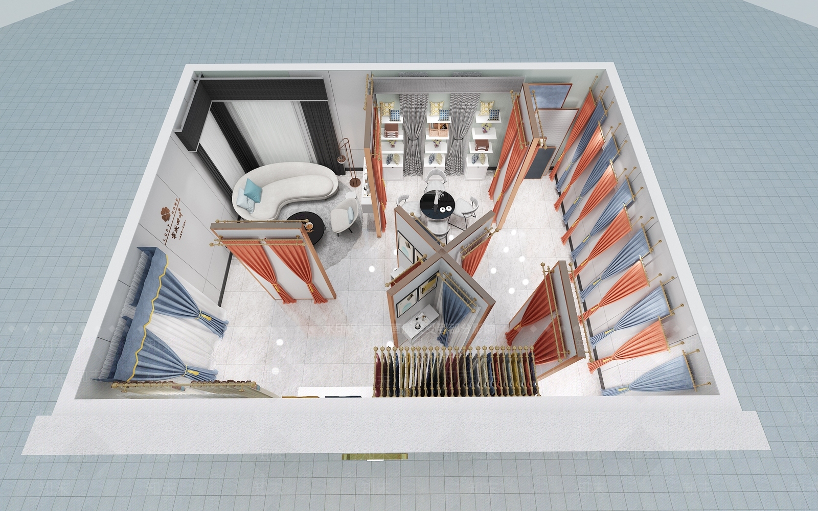 现代家居专卖店3D模型下载【ID:373320001】