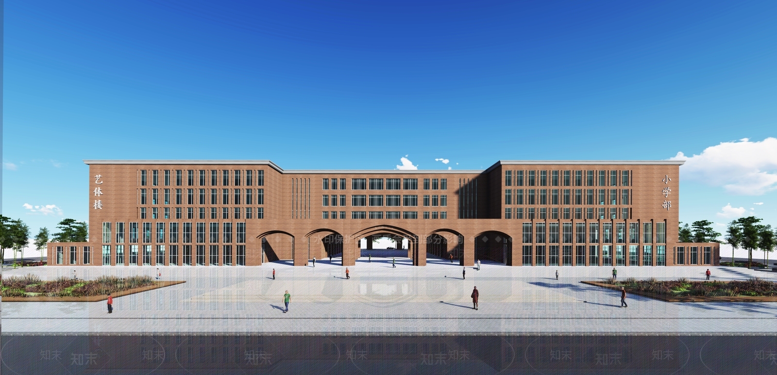古典风格学校SU模型下载【ID:873389229】