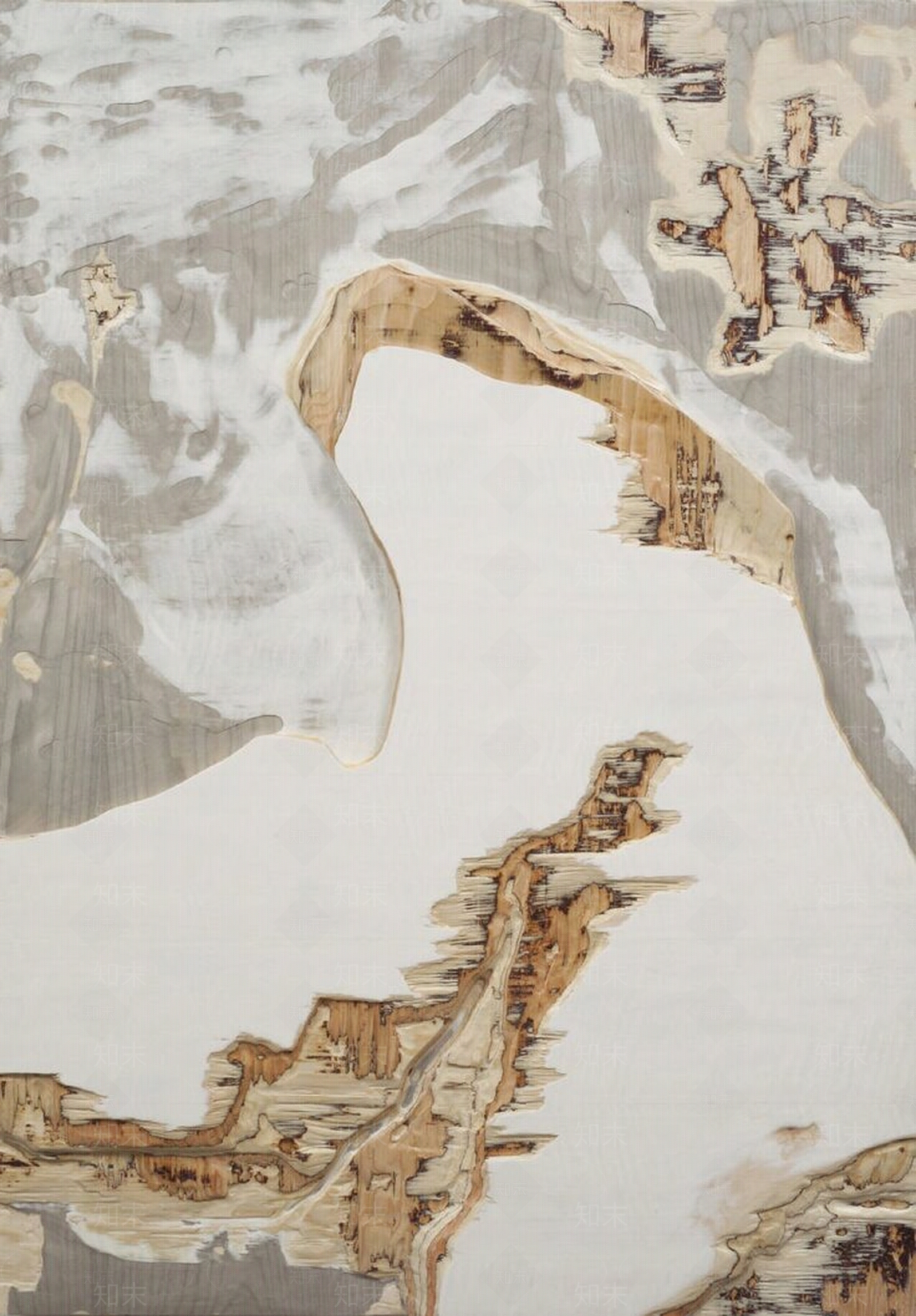 新中式水墨艺术地毯贴图下载【ID:173401574】