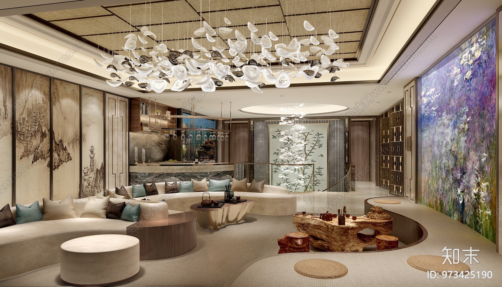 HECD上海汤臣一品复式豪宅施工图下载【ID:973425190】