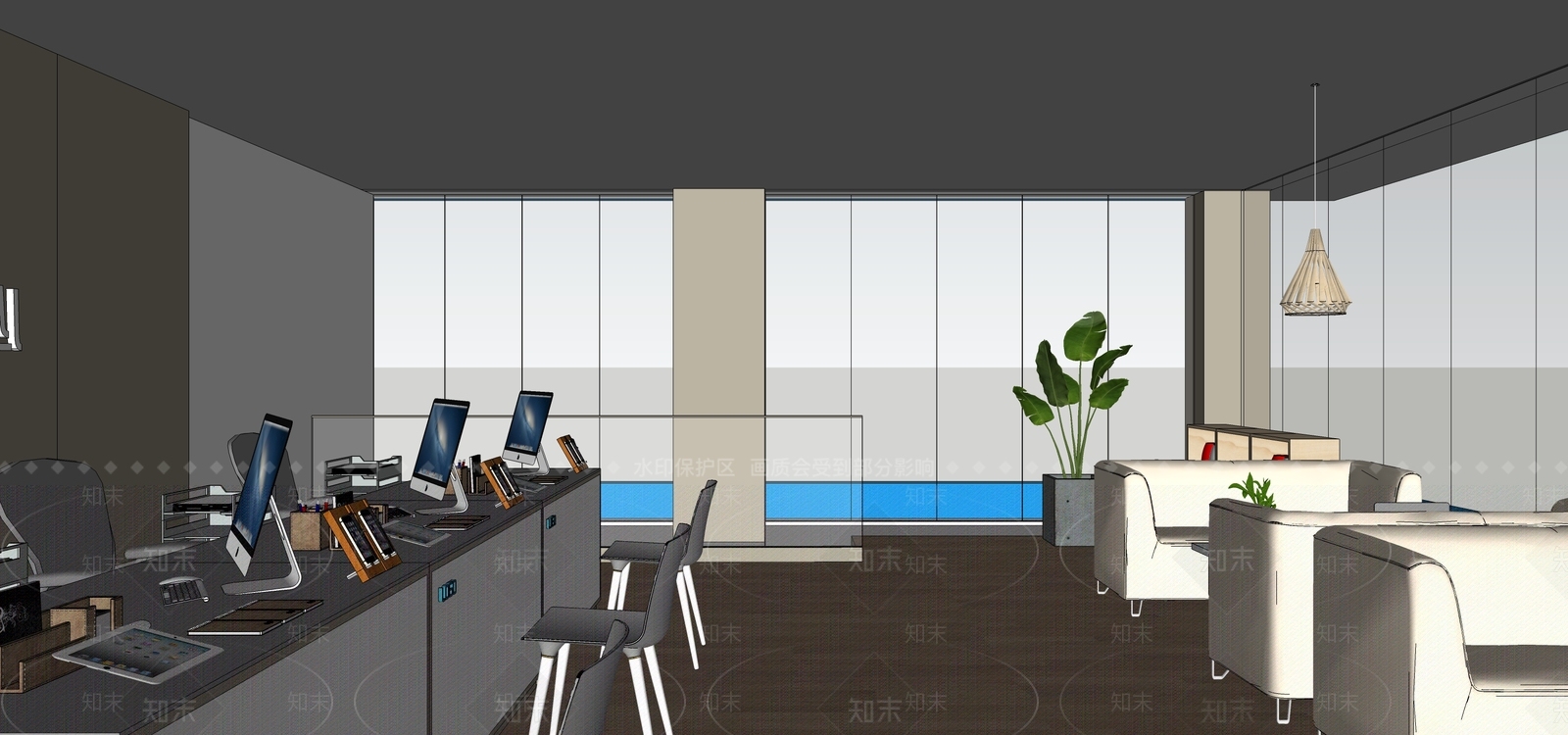 现代风格数码店SU模型下载【ID:373435226】